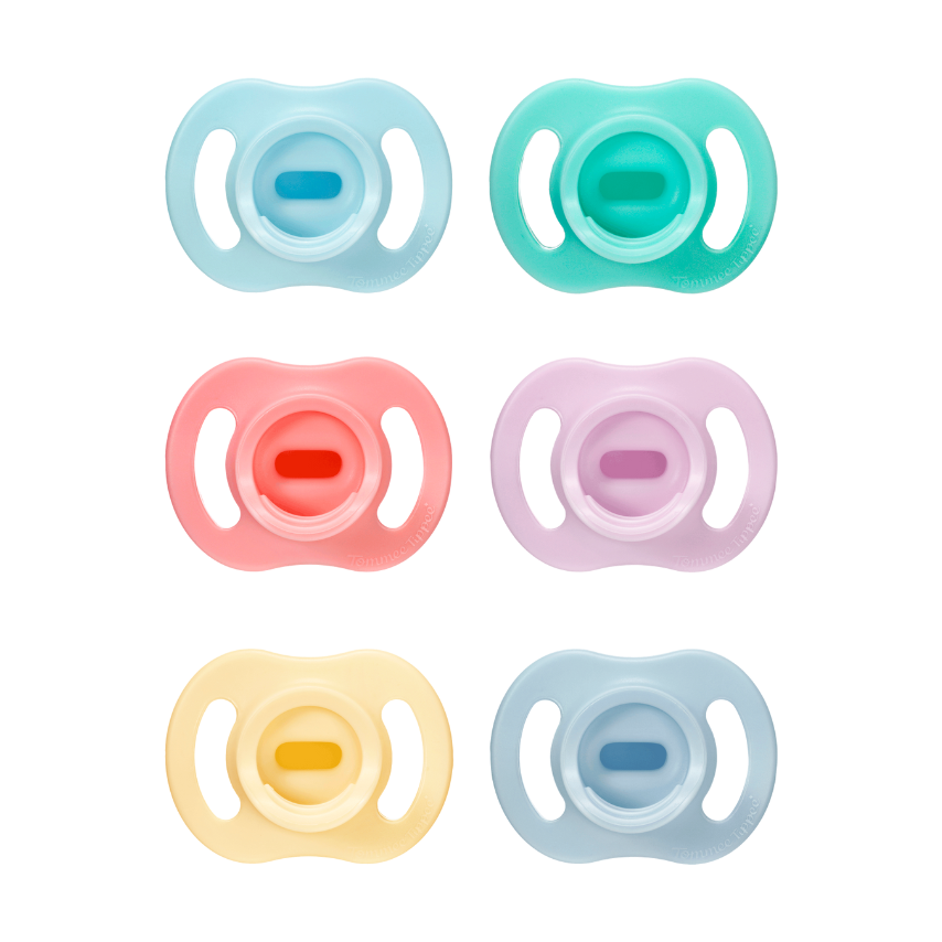 Tommee Tippee Silikonový Dudlík Ultra-light 0-6m, 2 ks - více barevných variant