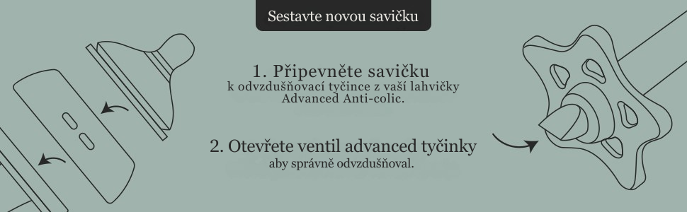 Pro klidné krmení bez problému koliky.